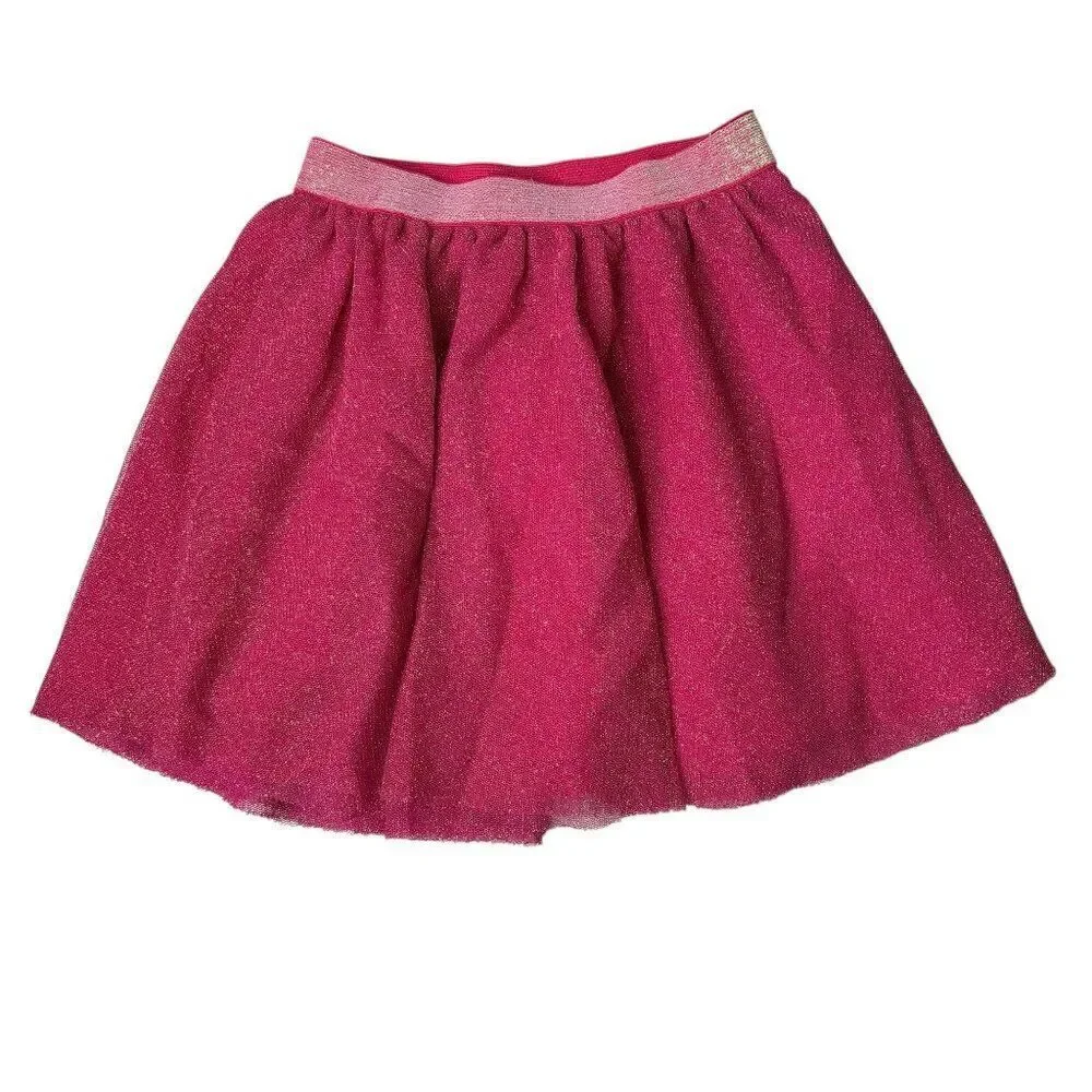 Gap kids Magenta Glitter Tule Skirt Size 6-7